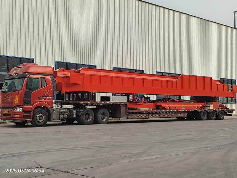 通用橋式起重機(jī) QDXX32/5t—19.5m 電動單梁橋式起重機(jī) 2臺 LD10t—16.5m 制作完成，發(fā)往河北石家莊交付客戶使用。